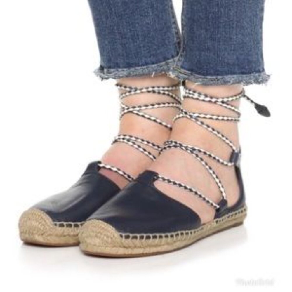 Tory Burch Positano Lace-Up Flat Espadrille - Picture 3 of 11